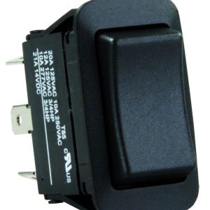 JR PRODUCTS 13835 Black Water Resistant SPDT On/Off/On Switch