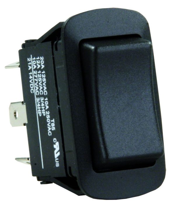JR PRODUCTS 13835 Black Water Resistant SPDT On/Off/On Switch