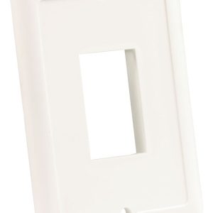 JR PRODUCTS 14035 White Single Switch Plate