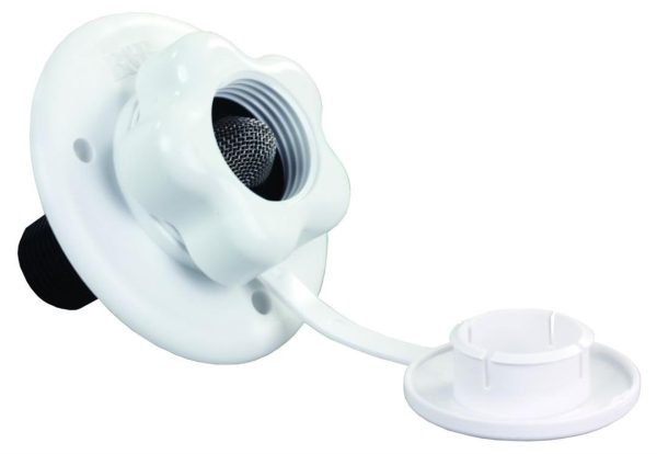 JR PRODUCTS 16085A2PA 160-85-A-2P-A Polar White City Water Flange