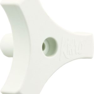 JR PRODUCTS 20165 Tri-Lug Window Knob - 9/16 INCH, White