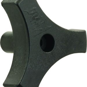 JR PRODUCTS 20175 Tri-Lug Window Knob - 9/16 INCH, Black