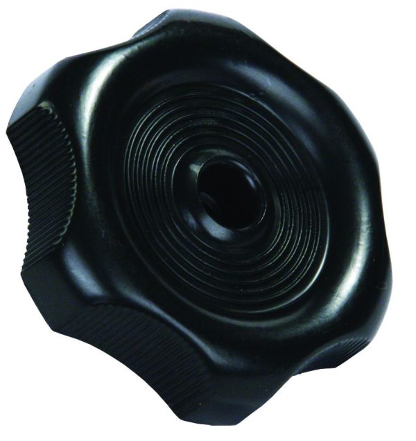 JR PRODUCTS 20345 Window/Vent Knob Handle - 1 INCH, Black