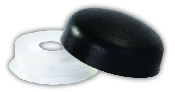 JR PRODUCTS 20385 Screw Covers, 4 - Black