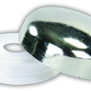 JR PRODUCTS 20405 Screw Covers, 4 - Chrome