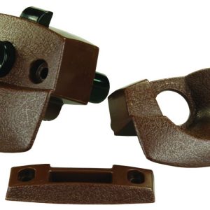 JR PRODUCTS 20505 Sliding Door Privacy Latch - Brown