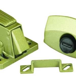 JR PRODUCTS 20515 Non-Locking Privacy Latch - Gold
