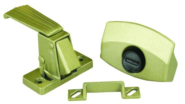 JR PRODUCTS 20515 Non-Locking Privacy Latch - Gold