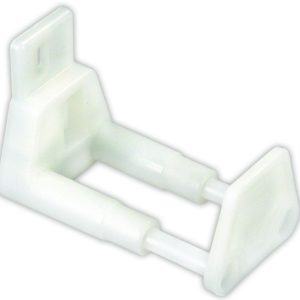 JR PRODUCTS 20595 Interior Door Guide; Use With Sliding Doors; Adjustable; Bottom Guide; Fits Any Door Of Any Thickness And Type; With Mounting Screws; Single