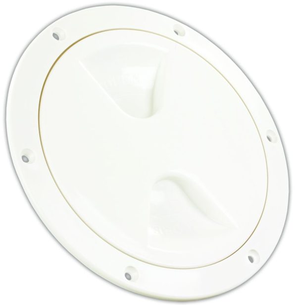 JR PRODUCTS 31005 Access/Deck Plate - 4 INCH, White