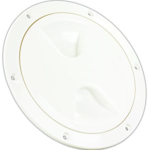 JR PRODUCTS 31025 Access/Deck Plate - 5 INCH, White