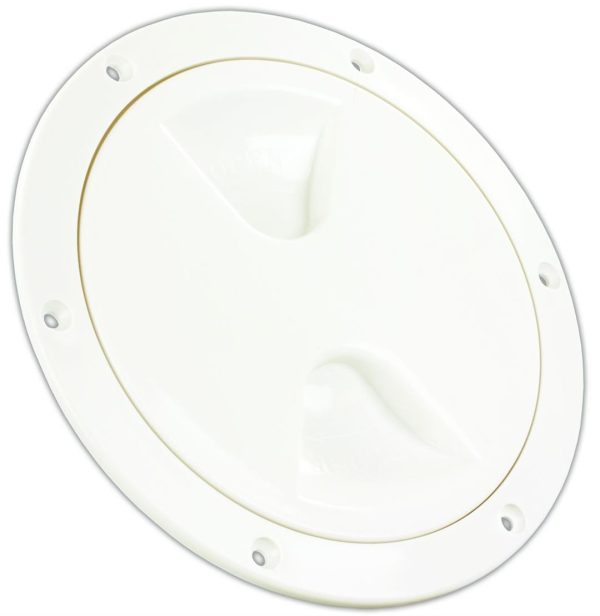 JR PRODUCTS 31025 Access/Deck Plate - 5 INCH, White
