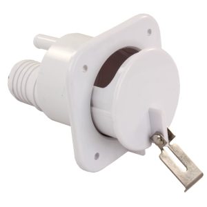 JR PRODUCTS 37525 Polar White Slide-Out Gravity Water Fill