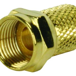 JR PRODUCTS 47275 RG6 Coax End - RG6 TWIST-ON COAX CBL END