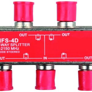 JR PRODUCTS 47345 2 GHz HD/Satellite Line Splitter - 4-Way