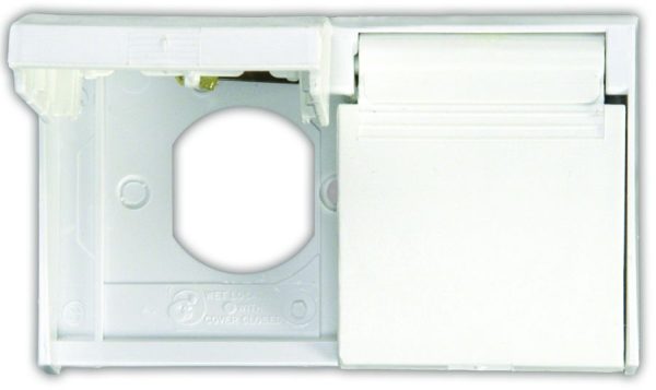 JR PRODUCTS 47505 Polar White Weatherproof Duplex Outlet Covr (10)