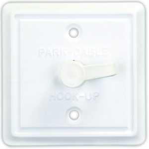 JR PRODUCTS 47795 Square Cable TV Plate