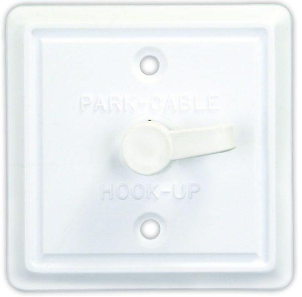 JR PRODUCTS 47795 Square Cable TV Plate