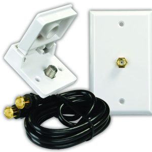 JR PRODUCTS 47815 Interior/Exterior TV Installation Kit,White