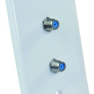JR PRODUCTS 47875 Dual Wall Plate