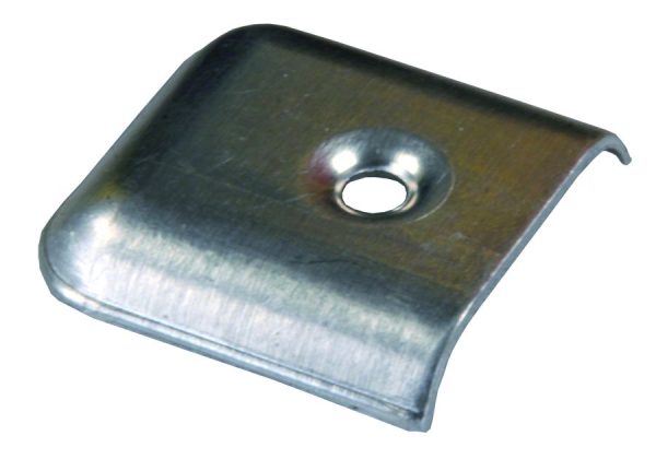 JR PRODUCTS 49675 Metal Vinyl End Cap, Pack of 4 - Chrome