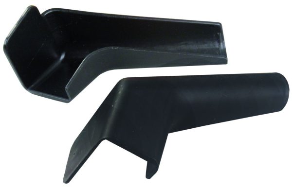 JR PRODUCTS 655BKA 655-BK-A Black Rigid Extended Rain Gutter Spout