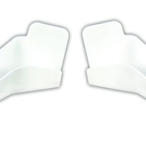 JR PRODUCTS 655PWA RV Camper 2 Pack Extended Rain Gutter Spouts