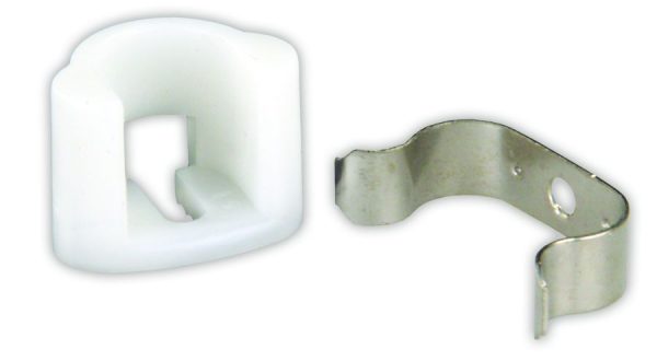 JR PRODUCTS 70215 Friction Catch with Metal Clip