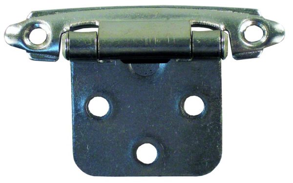 JR PRODUCTS 70575 Self-Closing Flush Mount Hinge - Satin Nickel