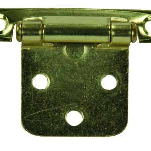 JR PRODUCTS 70595 Self-Closing Flush Mount Hinge - Brass