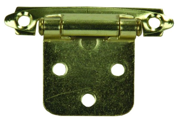 JR PRODUCTS 70595 Self-Closing Flush Mount Hinge - Brass