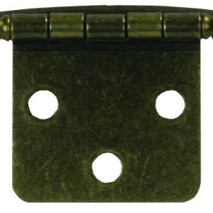 JR PRODUCTS 70605 Free Swing Flush Mount Hinge - Antique Brass