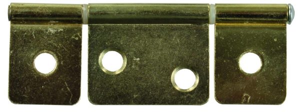 JR PRODUCTS 70625 Non-Mortise Hinge - Brass