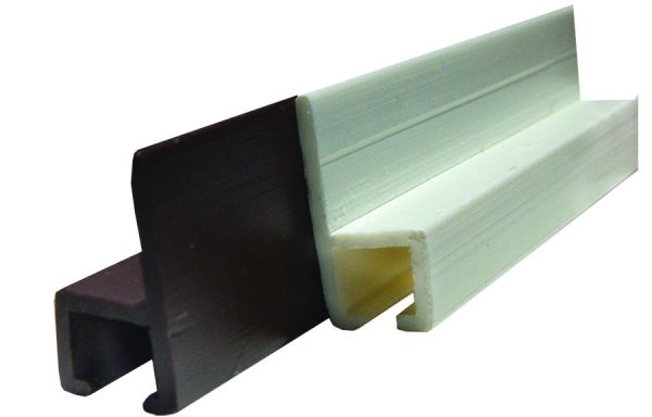 JR PRODUCTS 80351 White 96 INCH Type-C Wall Mounted Internal Slide Track