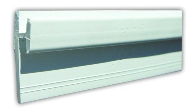 JR PRODUCTS 80401 Wall Track - Type D, 96 INCH - White