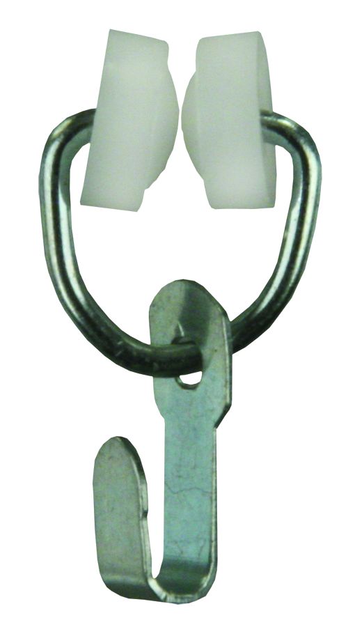 JR PRODUCTS 81155 Wheeled Curtain Carrier - Type B with Hook (10)