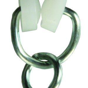 JR PRODUCTS 81165 Wheeled Curtain Carrier - Type B with Ring