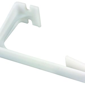 JR PRODUCTS 81485 Side Curtain Retainer, White