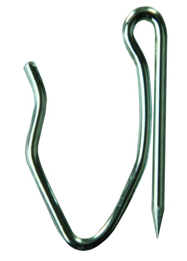 JR PRODUCTS 81545 Drape Hooks - UNIVERSAL SS DRAPE HOOKS