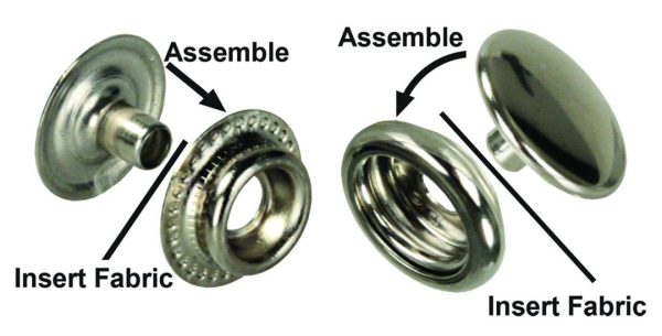 JR PRODUCTS 81575 Fabric-to-Fabric Snap Kit