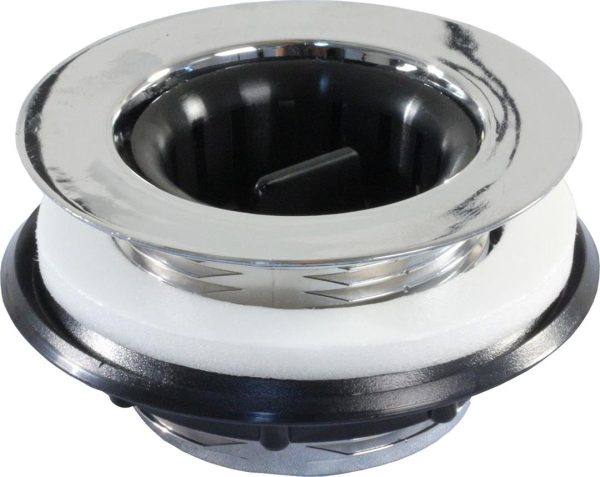JR PRODUCTS 95035 Strainer with Threaded Basket - Chrome