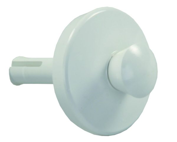 JR PRODUCTS 95105 Single Stem Pop-Up Stopper - White
