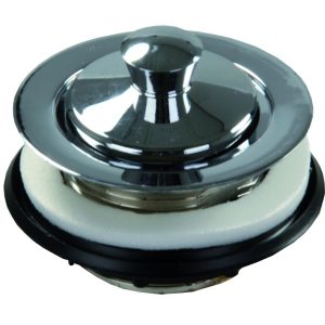 JR PRODUCTS 95135 Strainer with Pop-Up Stopper - Chrome
