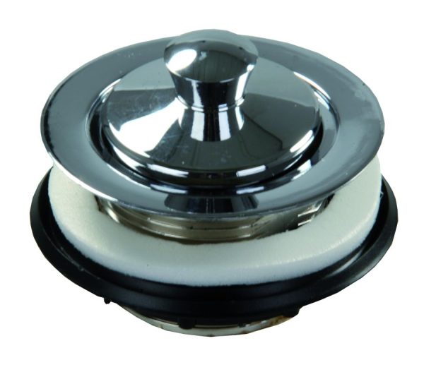 JR PRODUCTS 95135 Strainer with Pop-Up Stopper - Chrome