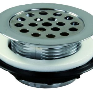 JR PRODUCTS 95175 Shower Strainer with Grid - Chrome