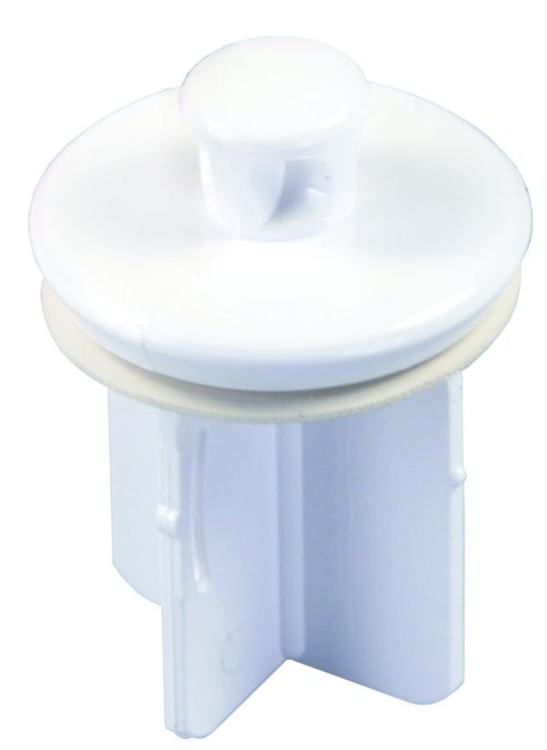 JR PRODUCTS 95205 Four-Stem Pop-Up Stopper - White (6)