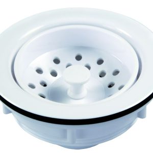 JR PRODUCTS 95275 Large Kitchen Strainer - White