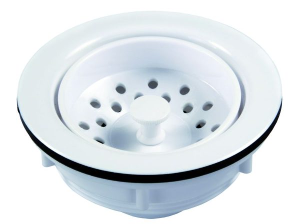 JR PRODUCTS 95275 Large Kitchen Strainer - White