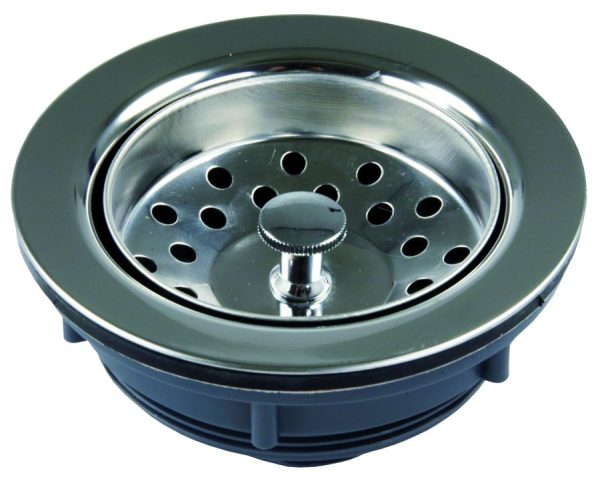 JR PRODUCTS 95285 Large Kitchen Strainer - Chrome
