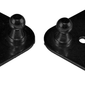 JR PRODUCTS BR1020 BR-1020 10mm Flat Gas Spring Mounting Bracket Pair (Quantity 2)